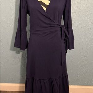 Lilly Pulitzer Misha Wrap Dress in True Navy